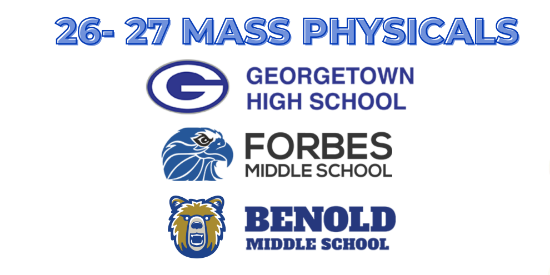 Picture of 5/11/26: 26-27 School Year Georgetown High School, Benold, and Forbes Mass Physical Registration